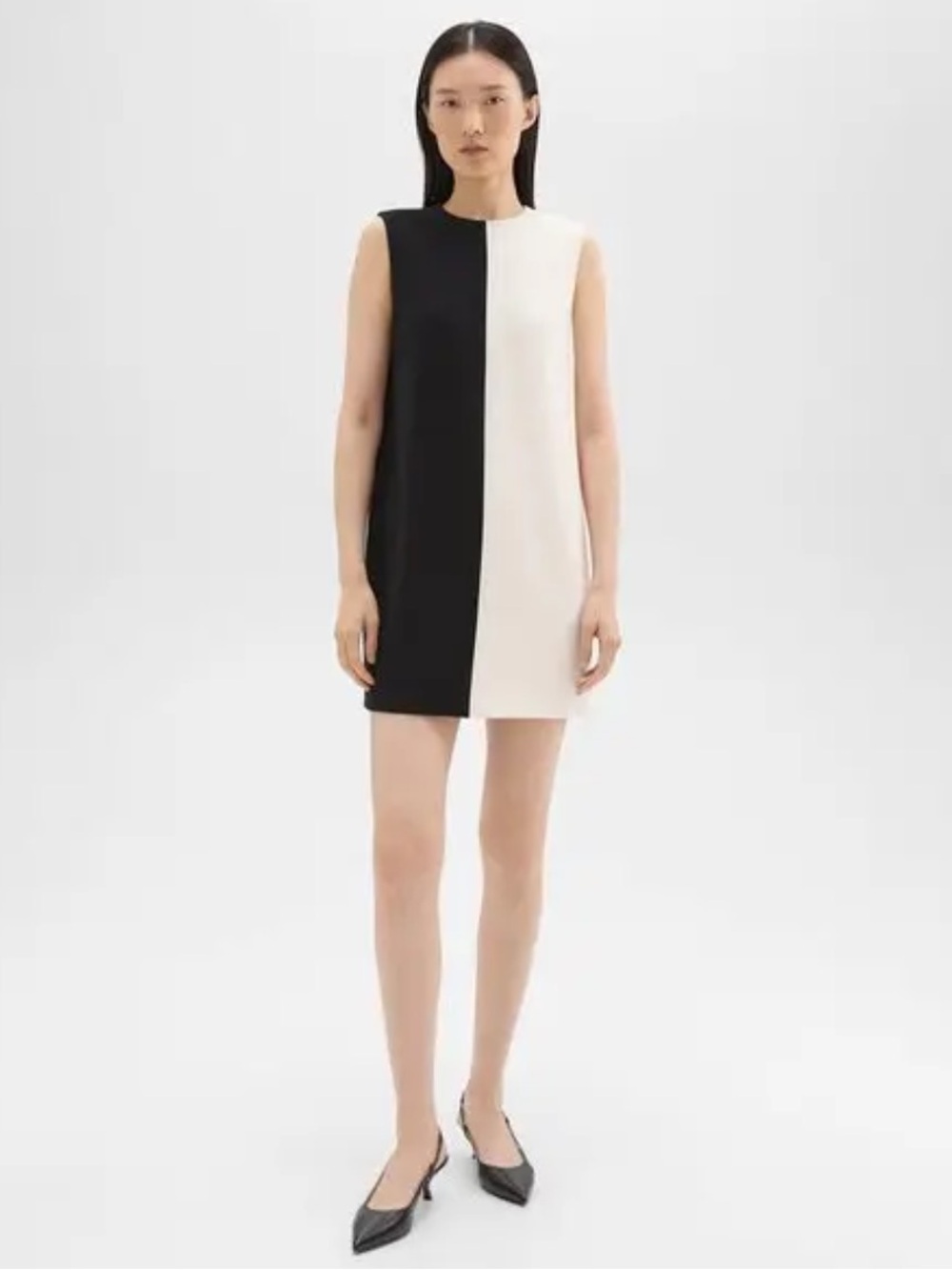 NWT Theory Sleeveless Split Shift Dress Size 4